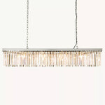 Rhys Beveled Prism Linear Chandelier 60"