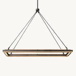 Peralta Shadow Glow Rectangular Chandelier