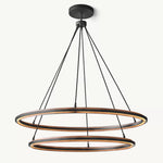 Peralta Forged Ambient Two-Tier Round Chandelier 60"