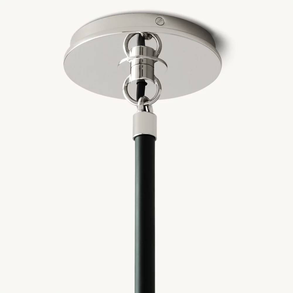 Bistro Transit Globe Glass Chandelier 34"