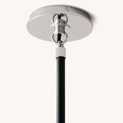 Bistro Transit Globe Glass Chandelier 42"