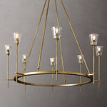 Torche Sculpted Glow Round Chandelier 46"