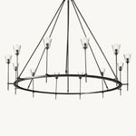 Torche Sculpted Glow Round Chandelier 70"