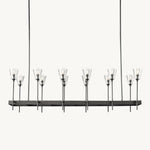 Torche Sculpted Glow Rectangular Chandelier 54"