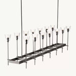 Torche Sculpted Glow Rectangular Chandelier 67"