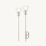 Torche Sculpted Glow Double Wall Sconce
