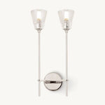 Torche Sculpted Glow Double Wall Sconce
