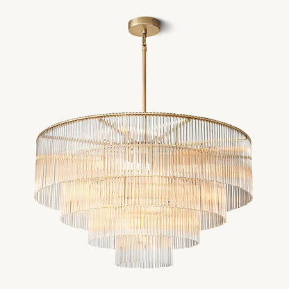 Amadeo Prismatic Array Round Chandelier 40"