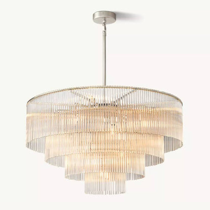 Amadeo Prismatic Array Round Chandelier 40"