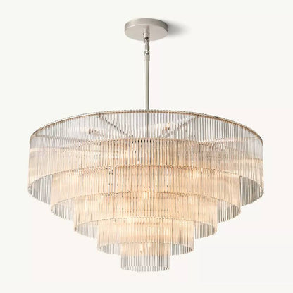 Amadeo Prismatic Array Round Chandelier 50"