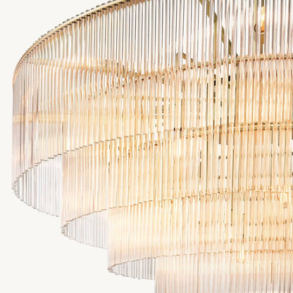 Amadeo Prismatic Array Round Chandelier 60"