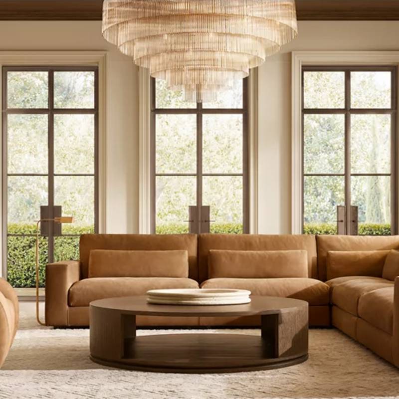 Amadeo Prismatic Array Round Chandelier 40"