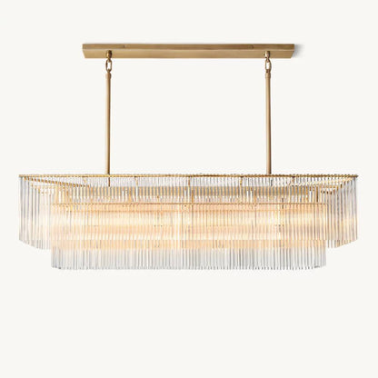 Amadeo Prismatic Array Rectangular Chandelier 54"