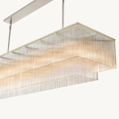 Amadeo Prismatic Array Rectangular Chandelier 54"