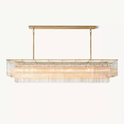 Amadeo Prismatic Array Rectangular Chandelier 72"