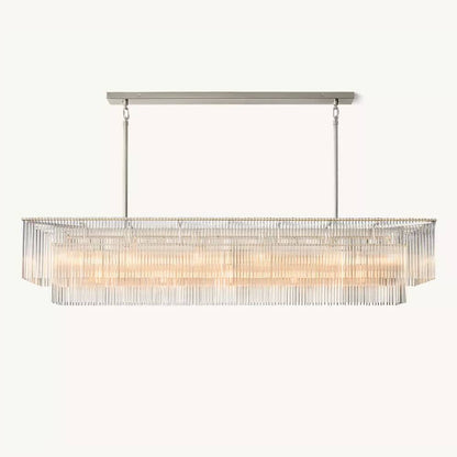 Amadeo Prismatic Array Rectangular Chandelier 72"
