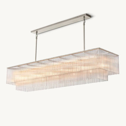 Amadeo Prismatic Array Rectangular Chandelier 72"
