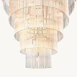 Amadeo Prismatic Array Grand Glass Chandelier 36"