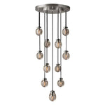 Pearl Carved Inciso Round Chandelier 22"