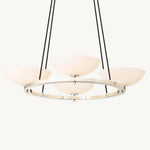 Vernet Porcelain Shade Round Chandelier 36"