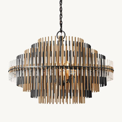 Emile Gradient Spire Round Chandelier 42"