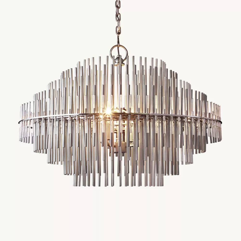 Emile Gradient Spire Round Chandelier 32"