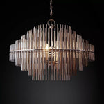 Emile Gradient Spire Round Chandelier 32"