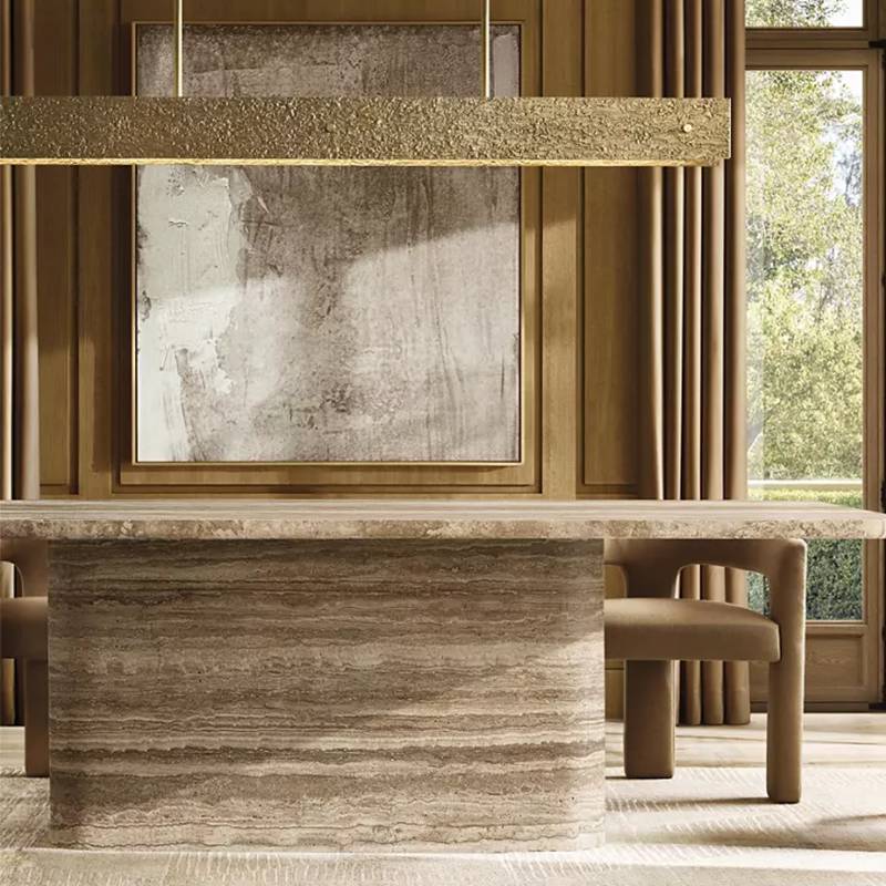 Vouvray Etched Metal Linear Chandelier 72"