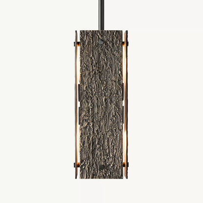 Vouvray Etched Metal Square Pendant Light