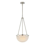 Halver Alabaster Dome Pendant Light