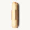 Halver Alabaster Panel Grand Wall Sconce