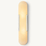 Halver Alabaster Panel Grand Wall Sconce