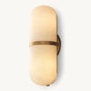 Halver Alabaster Panel Pill Wall Sconce