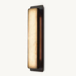 Halver Alabaster Panel Linear Wall Sconce