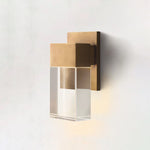 Serra Plane Crystal Wall Sconce