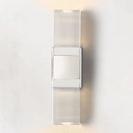Serra Plane Crystal Linear Wall Sconce
