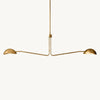 Convessi Sculpted Flow Linear Chandelier 54"