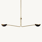 Convessi Sculpted Flow Linear Chandelier 54"