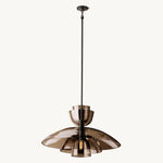 Blom Layered Glass Grand Cloche Pendant Light
