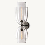 Blom Layered Glass Grand Flute Wall Sconce
