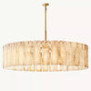 Calamette Striated Onyx Round Chandelier 60"