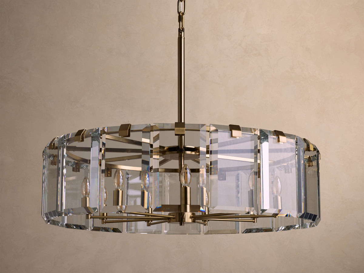 Amaya Delicate Crystal Round Chandelier