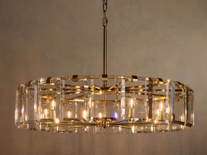 Amaya Delicate Crystal Round Chandelier