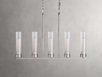 Andreas Modern Glass Linear Chandelier