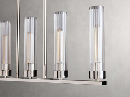 Andreas Modern Glass Linear Chandelier
