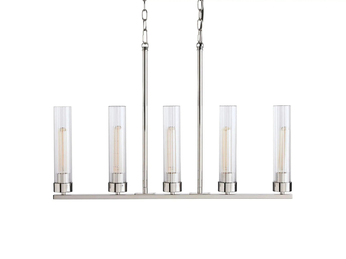 Andreas Modern Glass Linear Chandelier