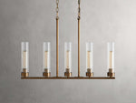 Andreas Modern Glass Linear Chandelier