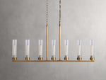 Andreas Modern Glass Linear Chandelier