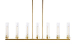 Andreas Modern Glass Linear Chandelier