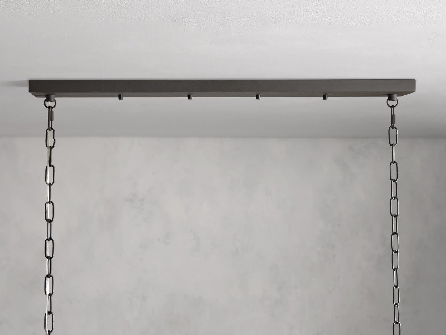 Andreas Modern Glass Linear Chandelier